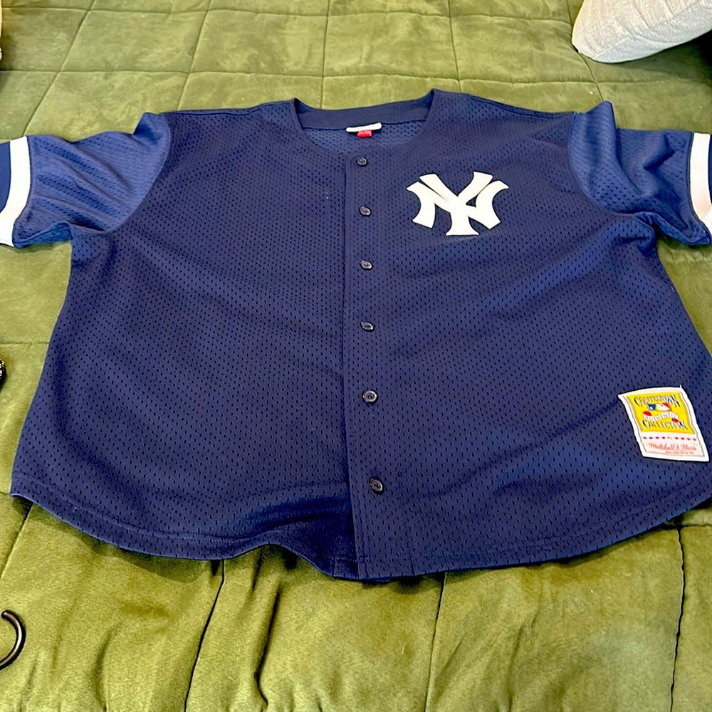 New York Yankees #51 Cooperstown  Authentic Mitchell & Ness Jersey